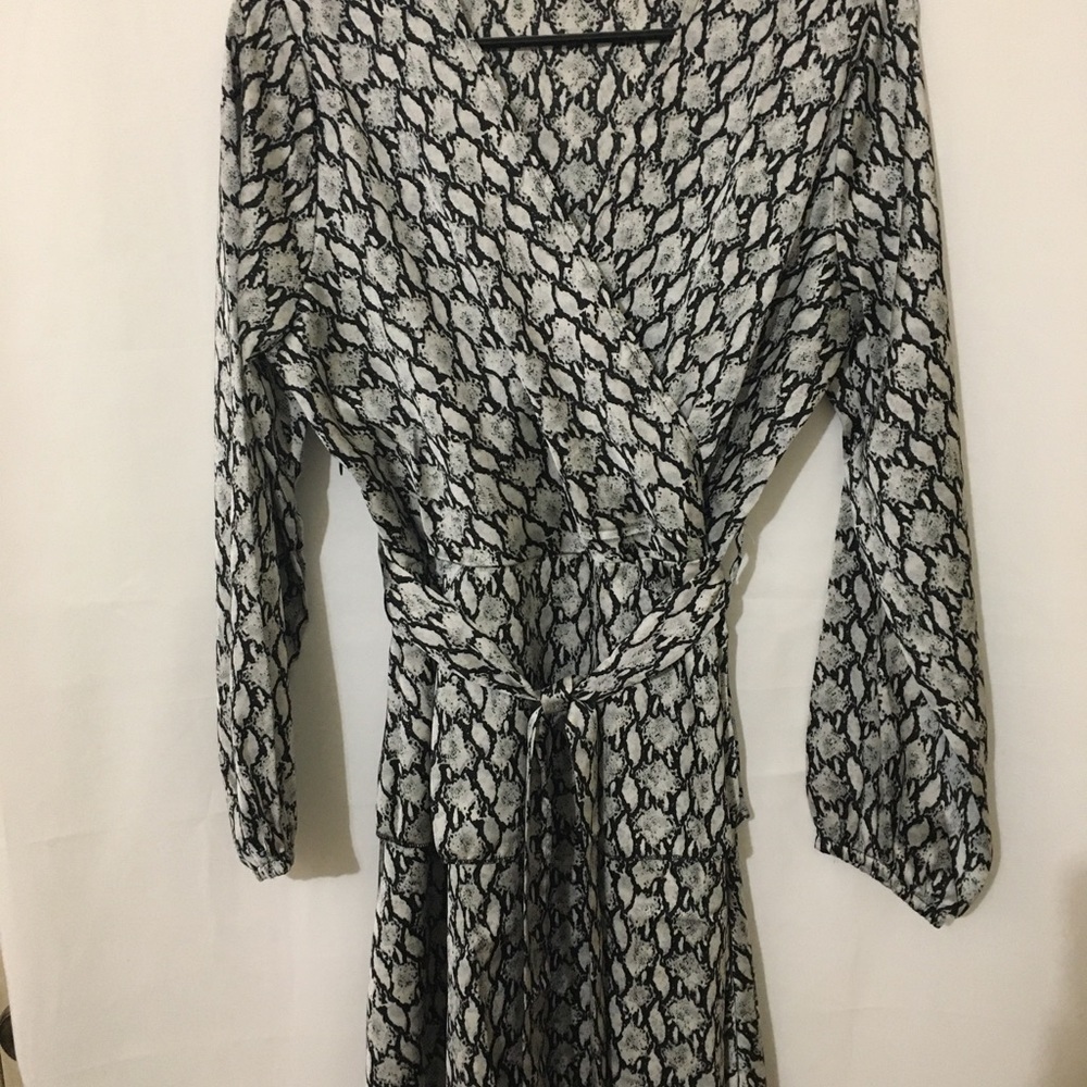 3/$28❤️Snake Print  Dress V neck - Picture 11 of 12